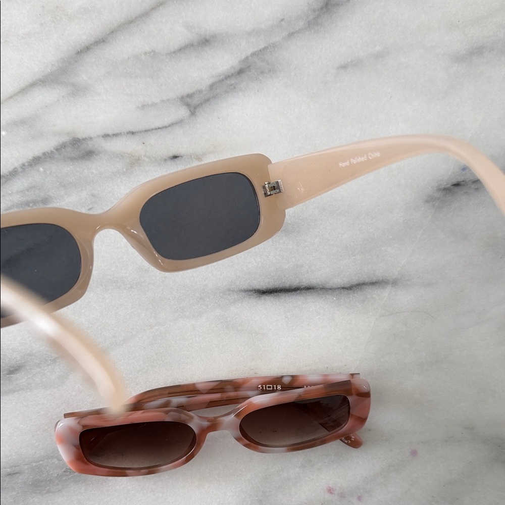 Stylish Rectangular Sunglasses Set - image 3